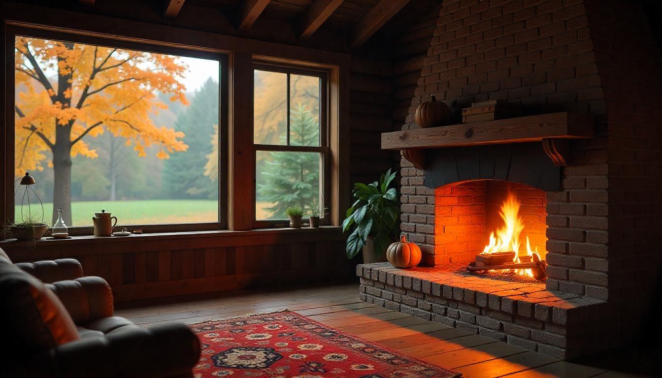 brick fireplace ideas | rustic and traditional brick fireplace